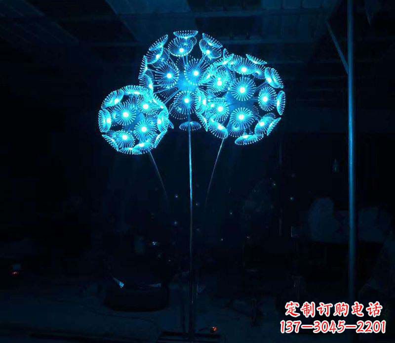 甘肃不锈钢蒲公英雕塑——象征着美丽的自由