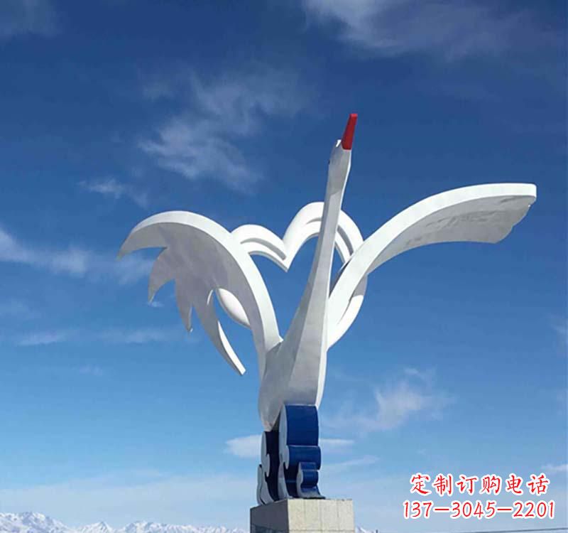 甘肃仙鹤雕塑传承中国传统文化