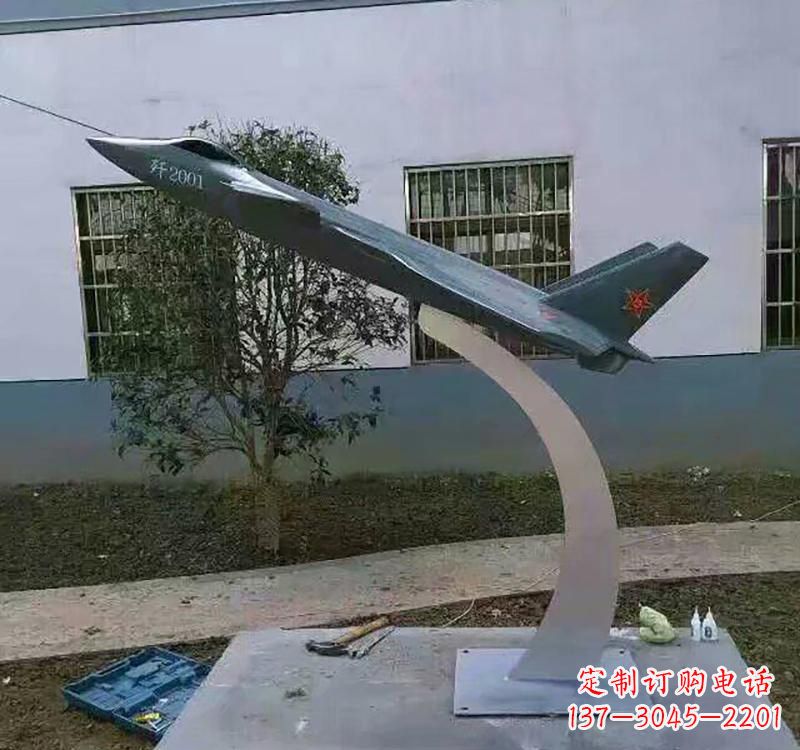 甘肃不锈钢飞机雕塑——极致精美的艺术品