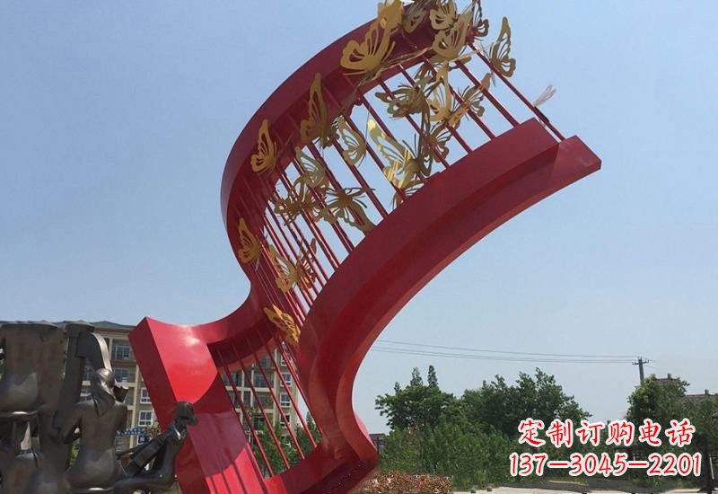 甘肃不锈钢蝴蝶灵动的艺术雕塑