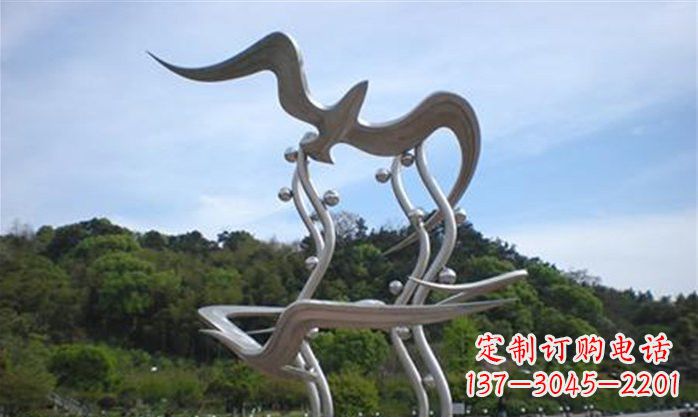 甘肃海鸥雕塑传递自然之美