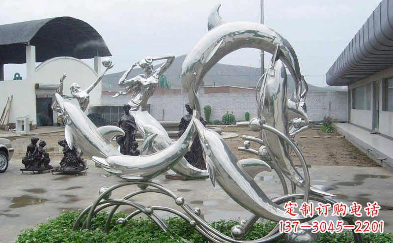 甘肃不锈钢海豚的灵动嬉戏