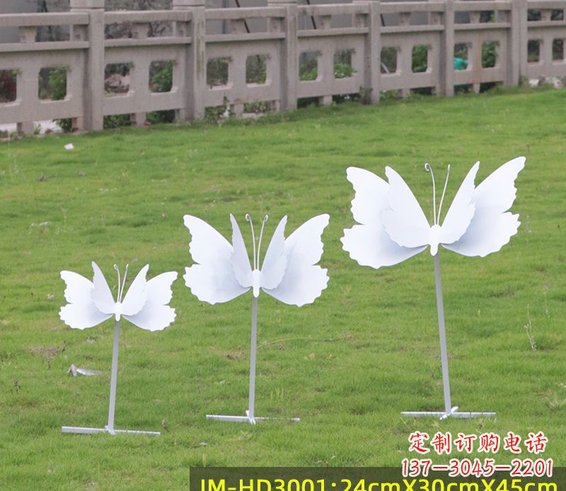 甘肃不锈钢蝴蝶组合雕塑精美的艺术品