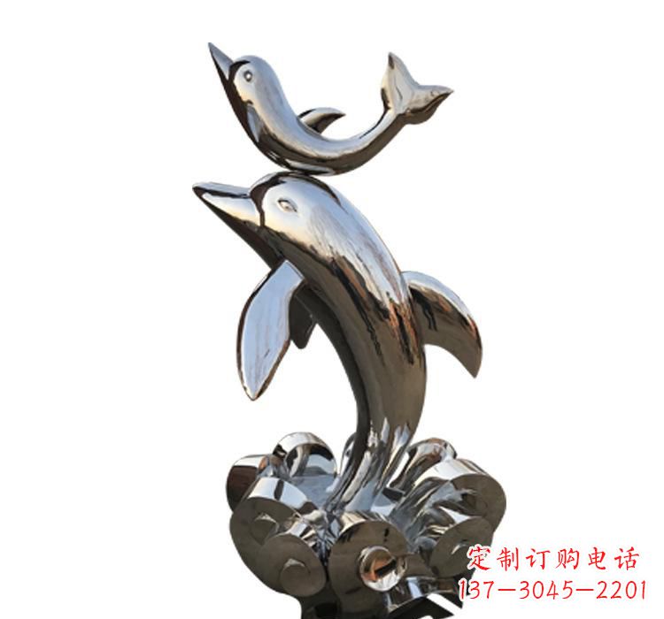 甘肃海豚雕塑艺术与自然的完美结合