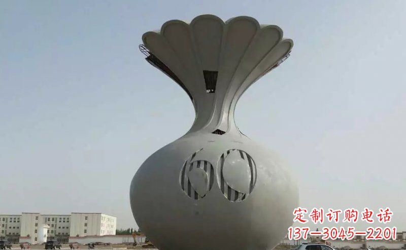 甘肃不锈钢花篮雕塑精美绝伦
