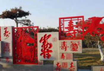 甘肃福禄寿雕塑不锈钢公园的精美礼物