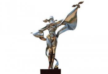 甘肃世界和平的象征不锈钢广场女神雕塑