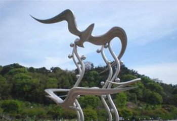 甘肃海鸥雕塑传递自然之美