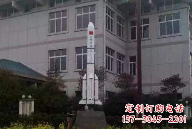 甘肃不锈钢火箭雕塑给城市带来无限美