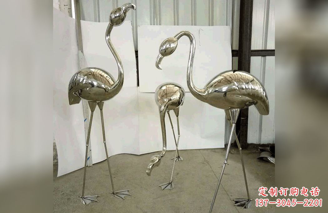 甘肃不锈钢火烈鸟——雕塑之美