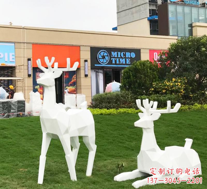 甘肃不锈钢小鹿雕塑艺术之美