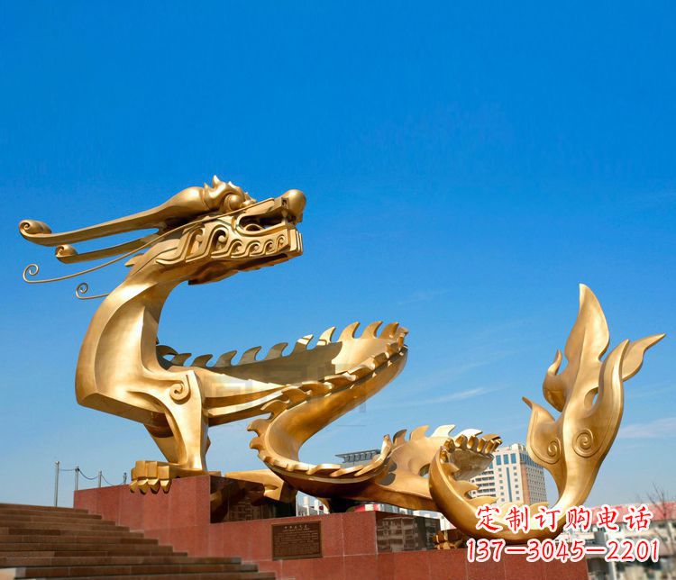 甘肃不锈钢金龙——雕塑之美