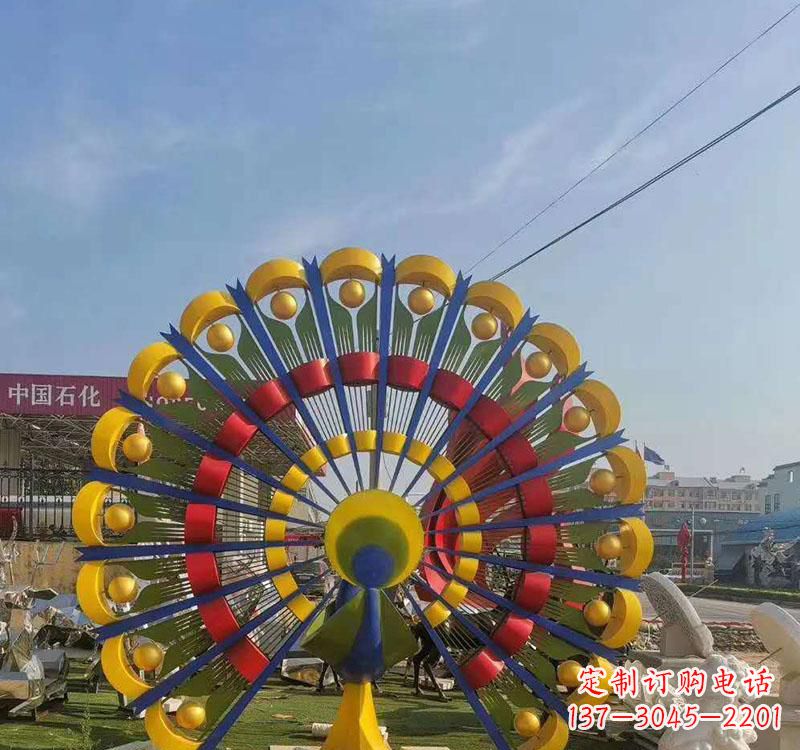 甘肃不锈钢孔雀雕塑艺术的精美表达