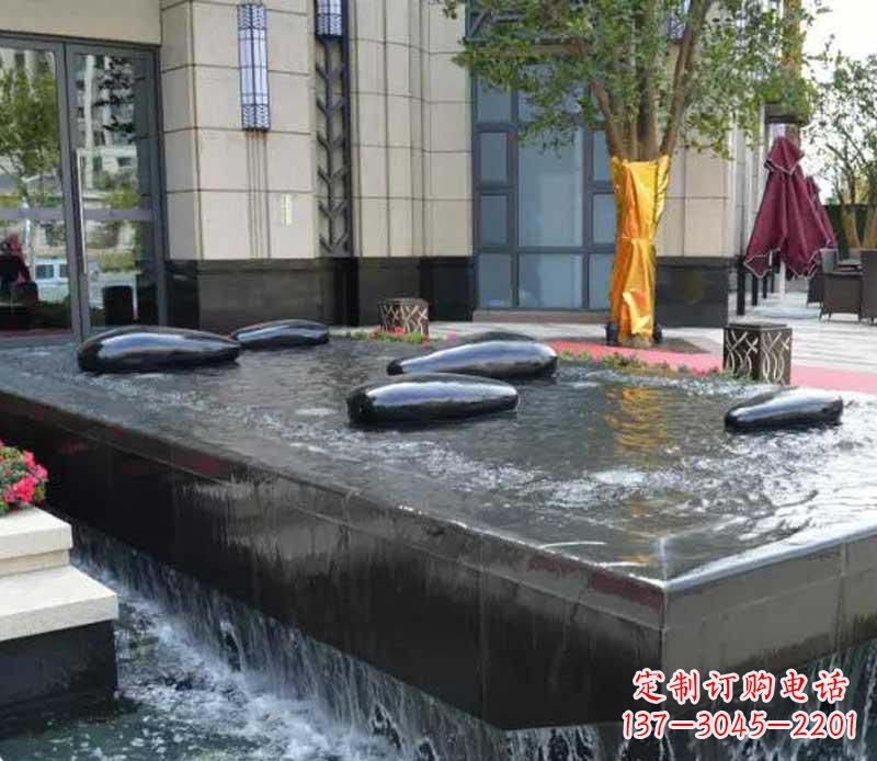 甘肃不锈钢景观异形水滴雕塑