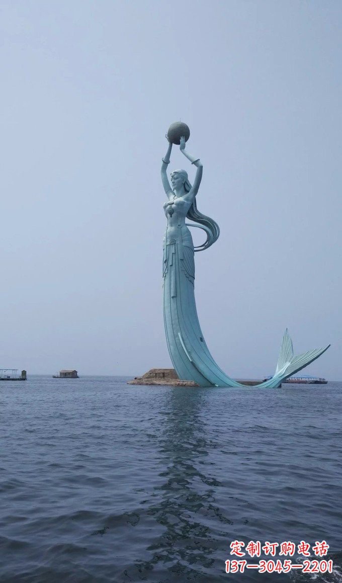甘肃美人鱼雕塑——浪漫之旅的起点