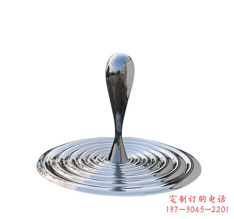 甘肃不锈钢景区水滴雕塑精美绝伦