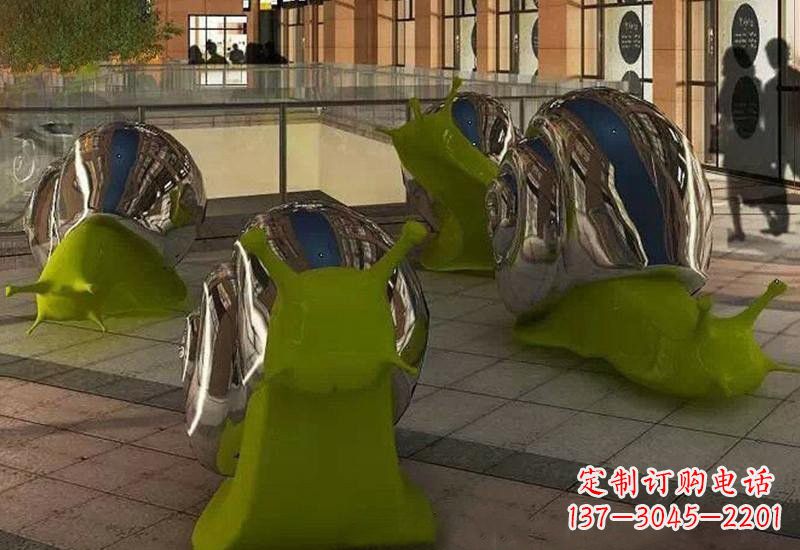 甘肃不锈钢蜗牛雕塑融合现代技术与传统艺术