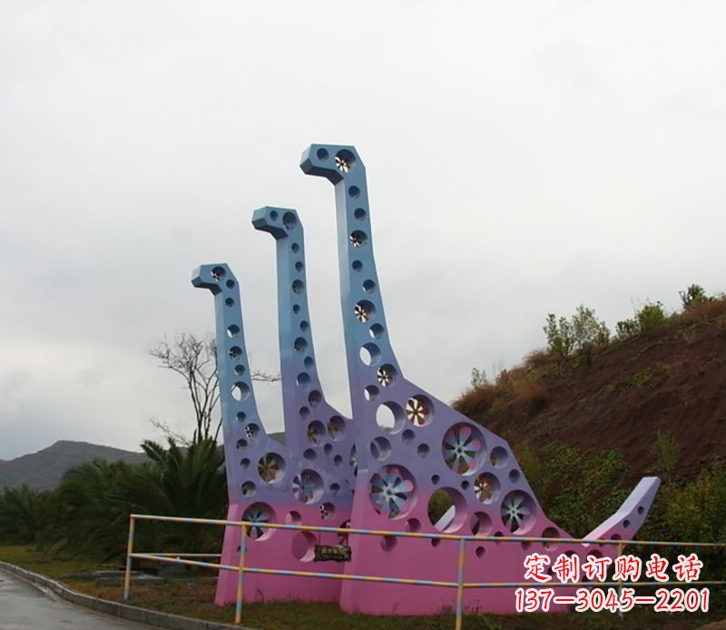甘肃不锈钢恐龙雕塑精致的古代艺术