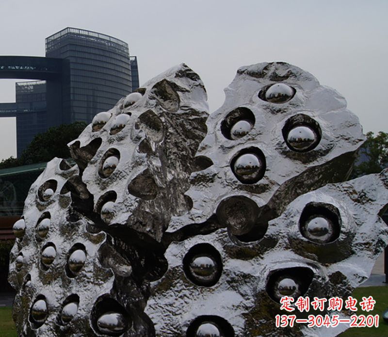 甘肃不锈钢莲蓬雕塑精美绝伦