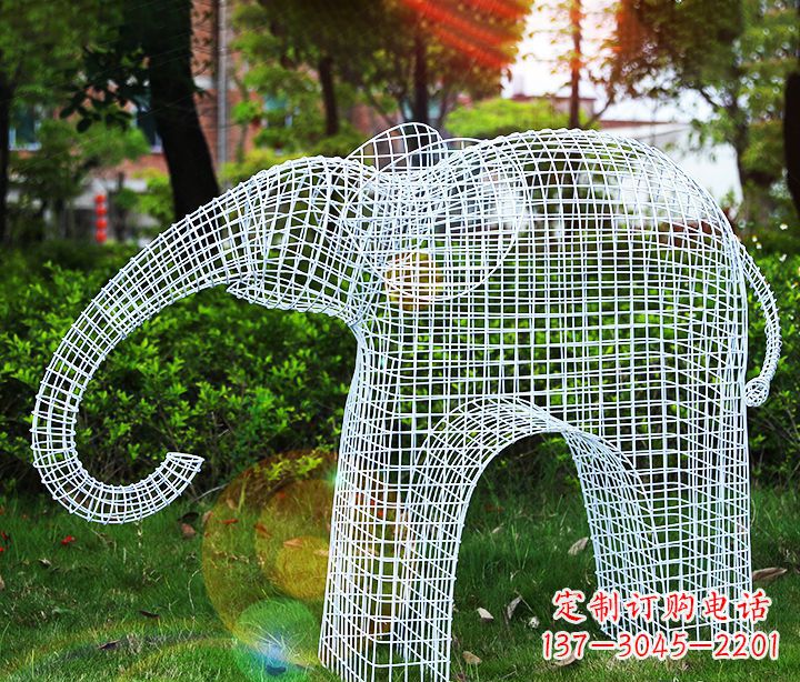 甘肃不锈钢大象雕塑给城市带来美丽的艺术