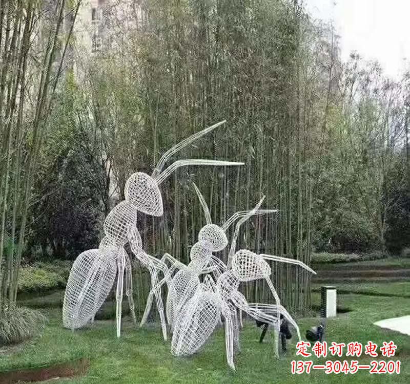 甘肃不锈钢镂空蚂蚁雕塑艺术细节的精彩绝伦