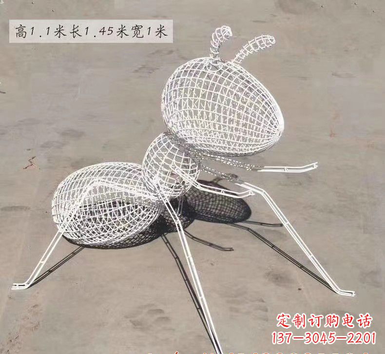 甘肃不锈钢镂空蚂蚁雕塑