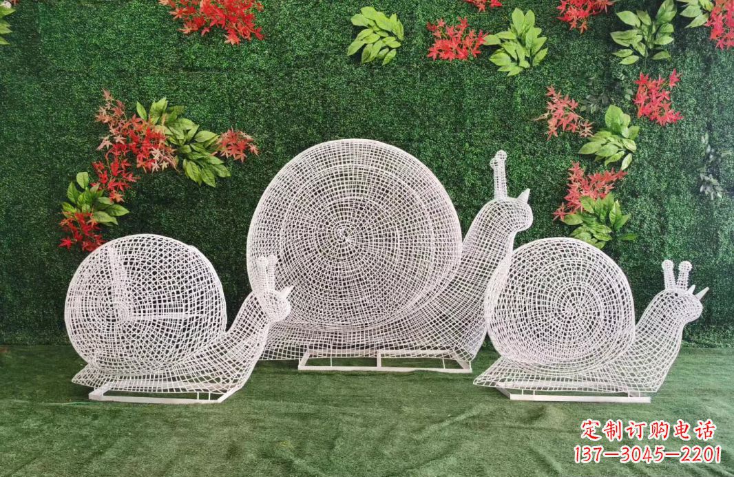 甘肃不锈钢镂空蜗牛雕塑艺术技艺的精致之美