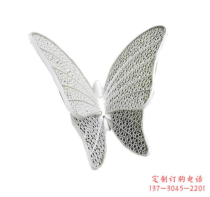 甘肃不锈钢绿地蝴蝶雕塑