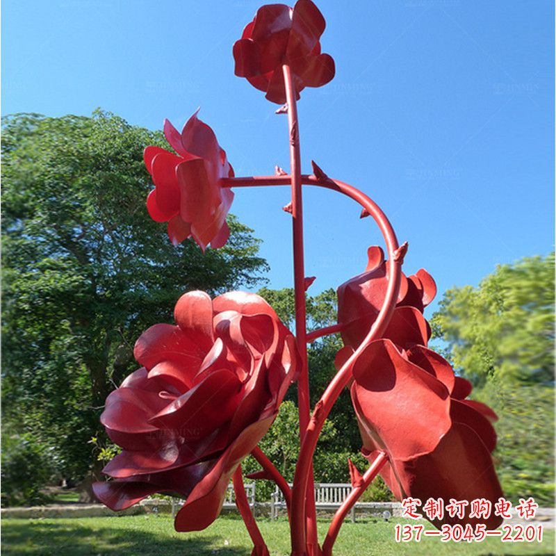甘肃玫瑰雕塑艺术的精美表达