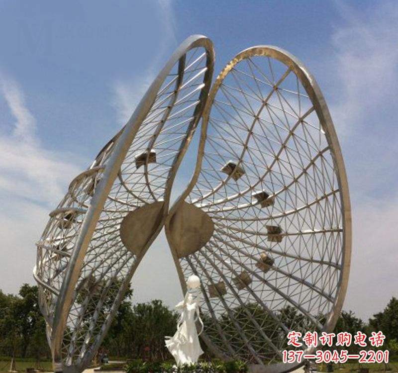 甘肃不锈钢美陈贝壳雕塑精美的艺术品