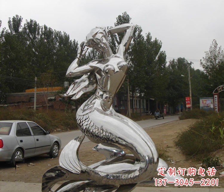 甘肃海豚雕塑——精美的艺术品