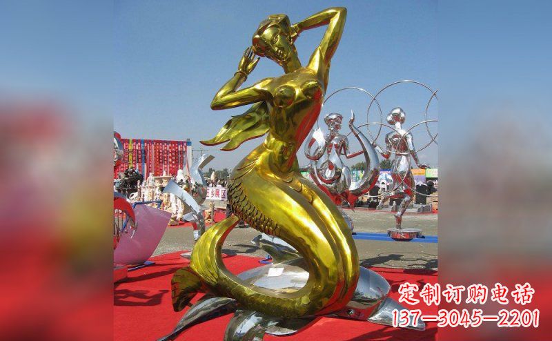 甘肃海底美人鱼雕塑