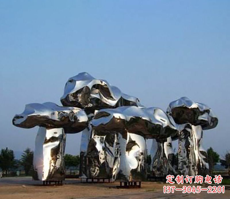 甘肃不锈钢蘑菇雕塑——一次惊艳的艺术之旅