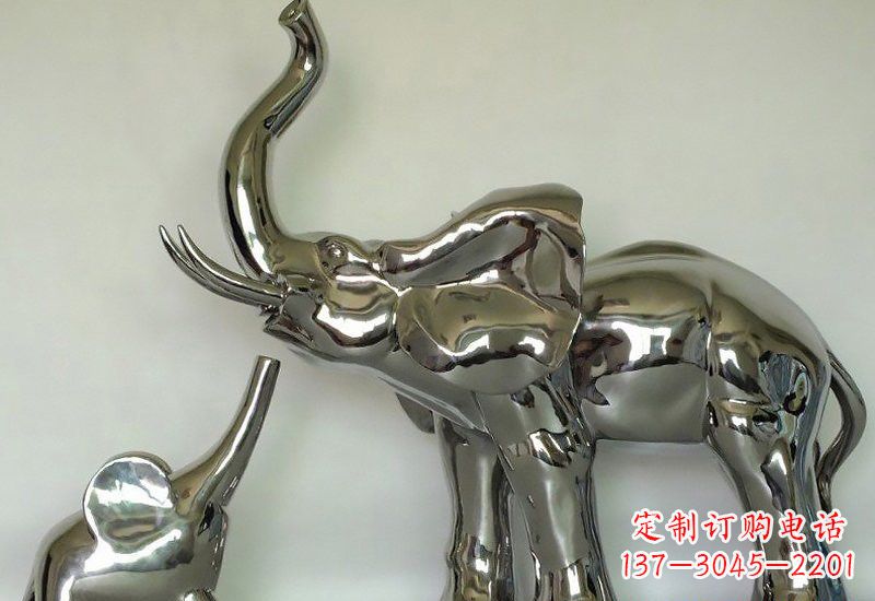 甘肃不锈钢大象雕塑