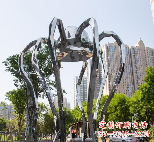 甘肃精致的不锈钢螃蟹雕塑