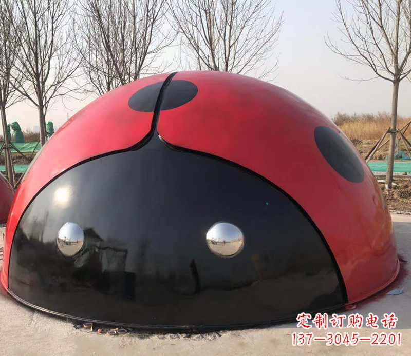 甘肃不锈钢瓢虫雕塑精致的艺术之美