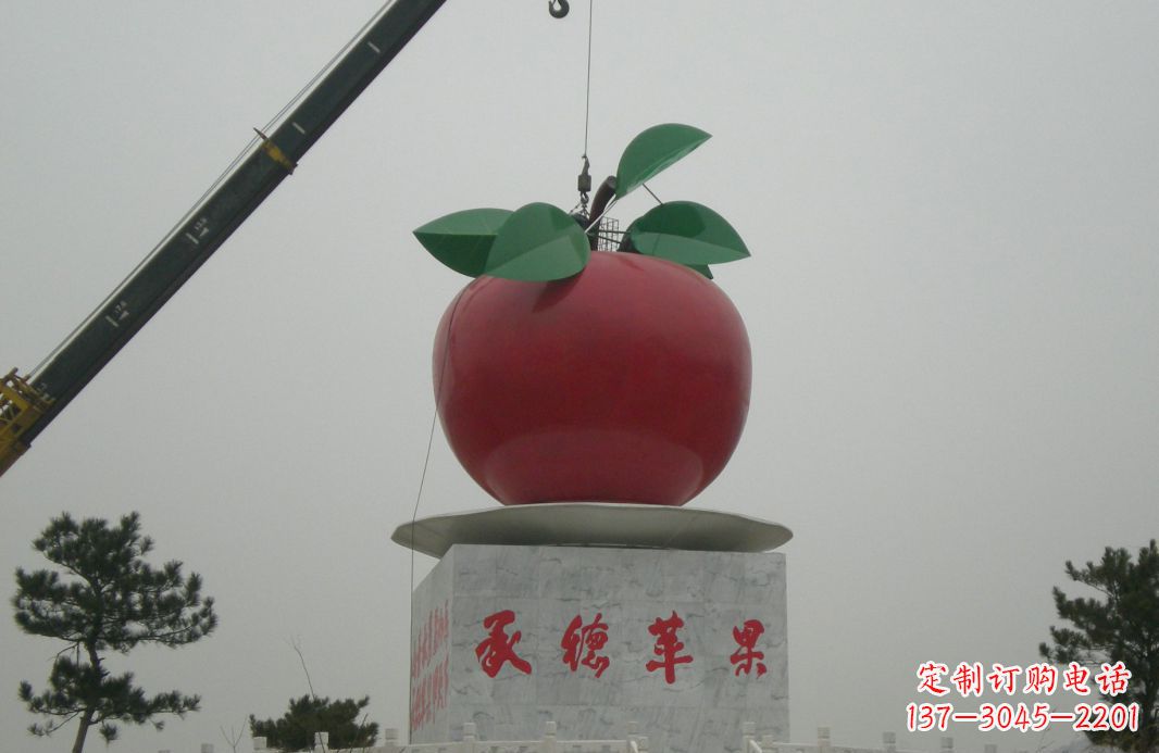 甘肃不锈钢苹果雕塑精美绝伦的艺术杰作
