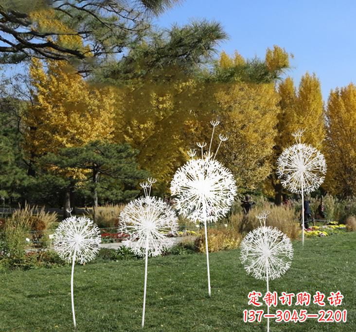 甘肃不锈钢蒲公英景观雕塑艺术与美的完美结合