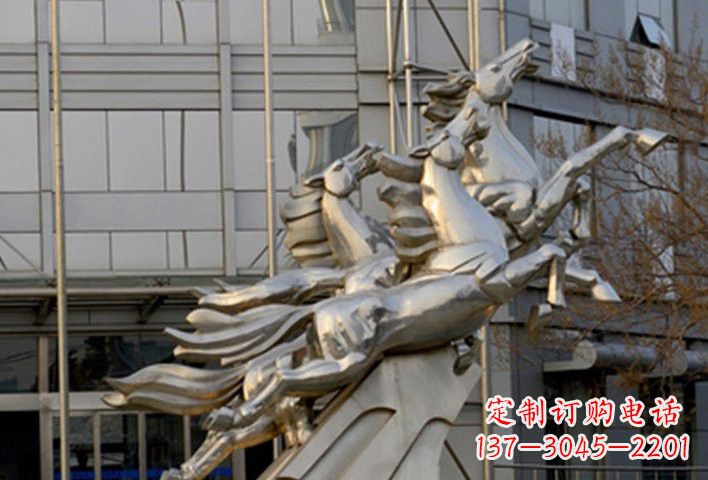 甘肃不锈钢马雕塑——精致的艺术瑰宝