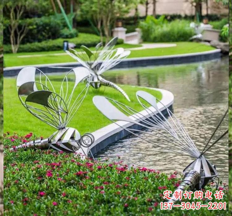 甘肃不锈钢蜻蜓一件完美的动物雕塑