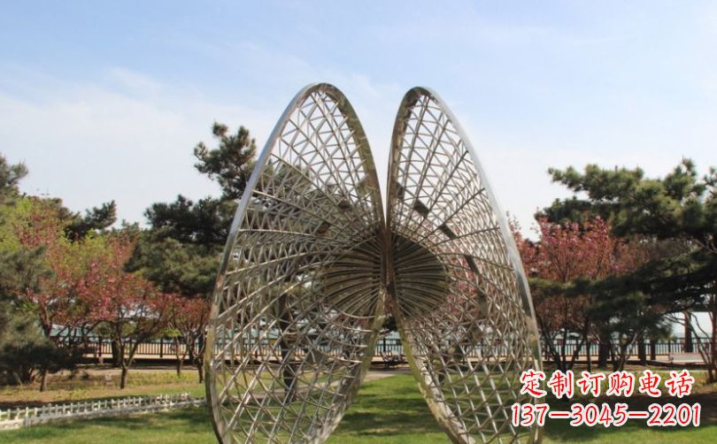 甘肃扇贝雕塑给公园带来清新之美