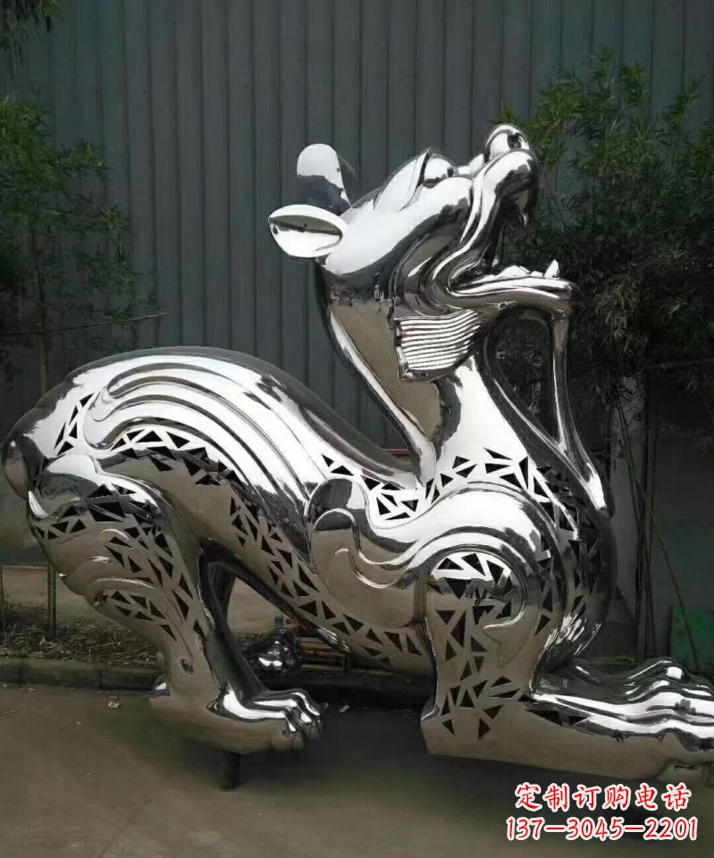 甘肃不锈钢麒麟象征着祥和与美好