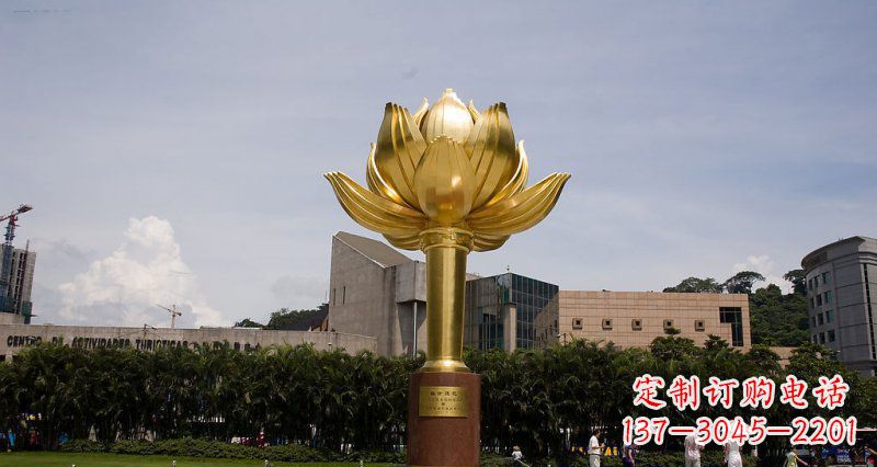 甘肃不锈钢莲花雕塑——精美的艺术品