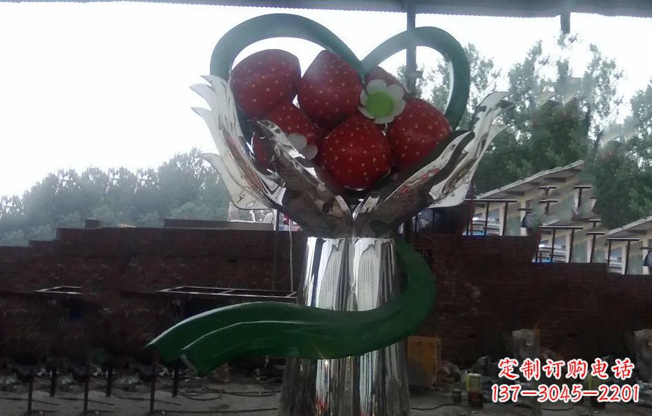 甘肃不锈钢水果雕塑精美绝伦