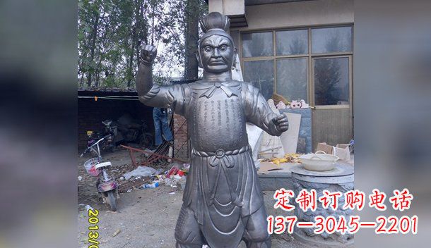 甘肃不锈钢四大天王雕塑神圣守护者