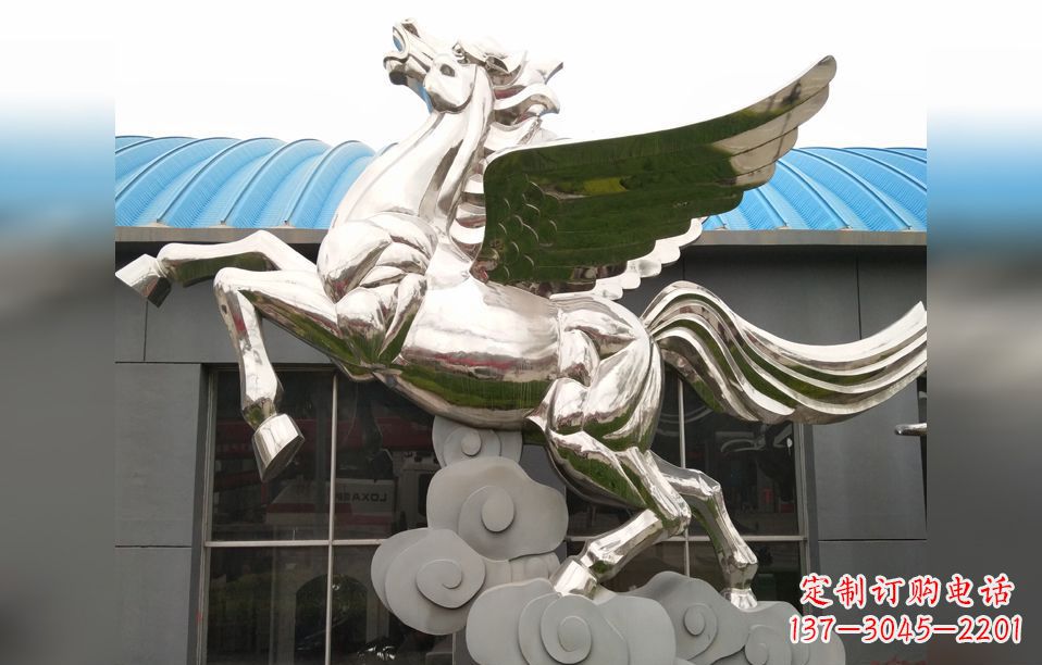 甘肃不锈钢飞马雕塑艺术的精髓