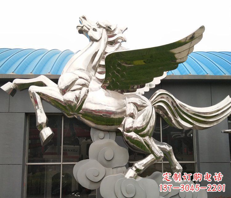 甘肃不锈钢踏云飞马——给城市带来动感与灵气