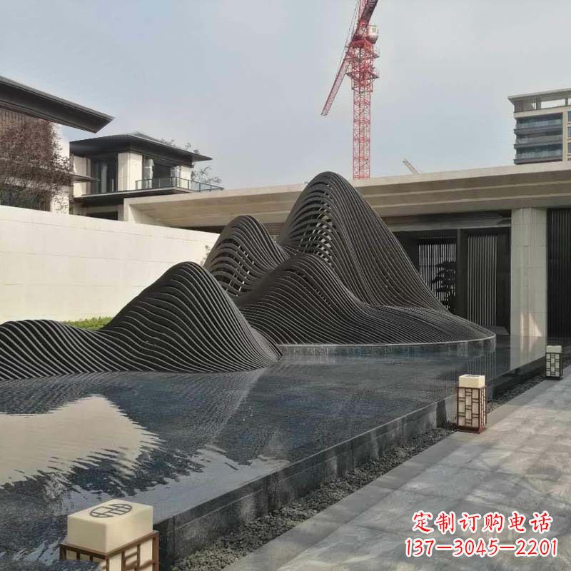 甘肃不锈钢铁艺假山艺术性的美化
