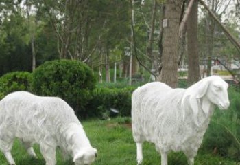 甘肃不锈钢绵羊雕塑——精致美观的艺术品