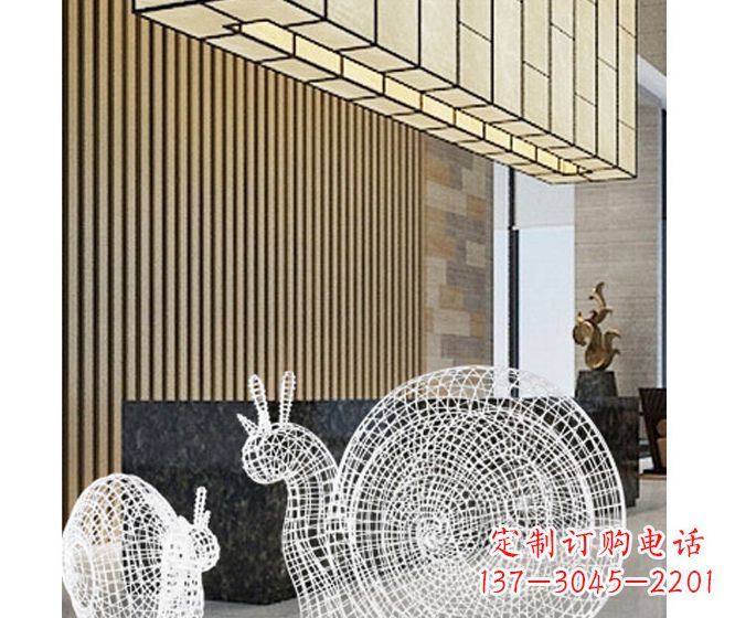 甘肃不锈钢蜗牛雕塑精致多姿